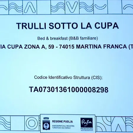 Trulli Sotto La Cupa Μαρτίνα Φράνκα
